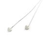 Les Trésors De Lily [N4007] - Silver Necklace 'Love' Silver White (rhodium-plated) - Hearts 8x8 Mm