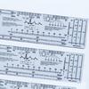 Heart Rate Scale Ruler for Interpretation Measurement Tool Reference Ruler Tool, Transparent Electrocardiogram Ruler