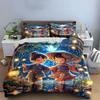 "Japanese Kimono Art Prints Set" Soft Skin-Friendly Bedding Set Includes 1 Duvet Cover And 2 Pillowcase Gift