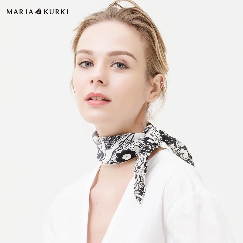 MARJA KURKI Silk Scarf & Eye Mask Set