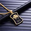 Skorpion 12 Konstelacji Naszyjnik Prezenty Urodzinowe Kolor Złoty Stal Nierdzewna Amulet Wisiorek Znak Zodiaku Biżuteria Collier