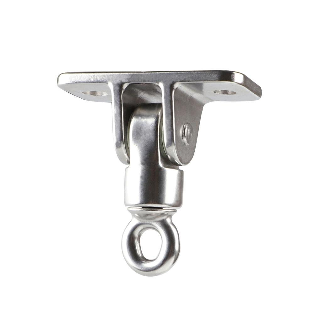 

304 Stainless Steel Swing Hanger Hook Ceiling Hook Training Kit Swivel Plate Ring Heavy Duty Hammock Mount Playground