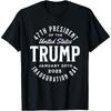 President Trump Inauguration Day 2025 Memorabilia Cotton Men T Shirt