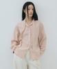 LUCIR ZU Silky Corset-Back Oversized Blouse (Pink)