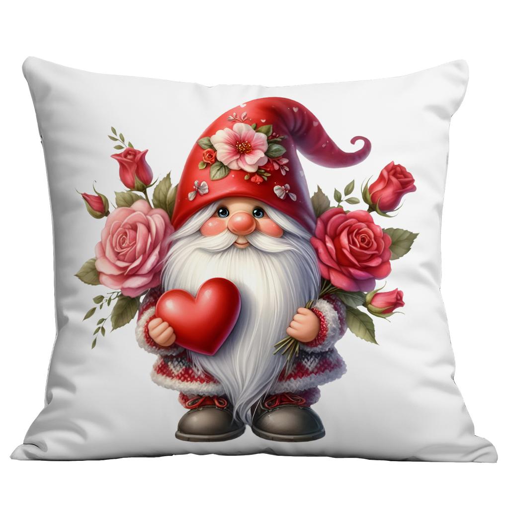 New Valentine's Day Pillow Cover Rose Elf Red Love Living Room Sofa Pillow Cover