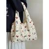 Korean cute cartoon puppy canvas bag new small fresh shoulder handbag niche large-capacity tote bag