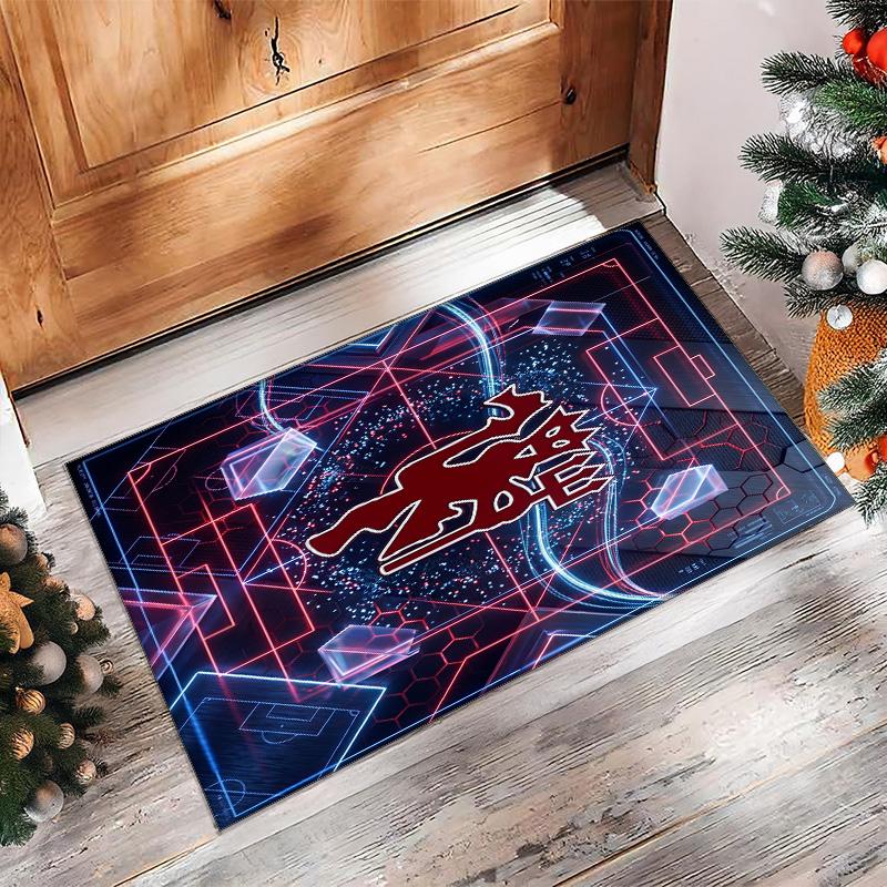Tappeto in Flanella Stampato Manchester United Antiscivolo Morbido Poliestere Tappeto per Pavimento Tappetino Decorativo per Interni per Camera da Letto Soggiorno Divano