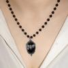 Retro Skull Moth Witch Necklace - Mysterious Witch Jewelry for Cross-border Trade