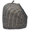 Vidaxl Transporter Dla Kota, Szary, 45X35X35 Cm, Naturalna Wiklina