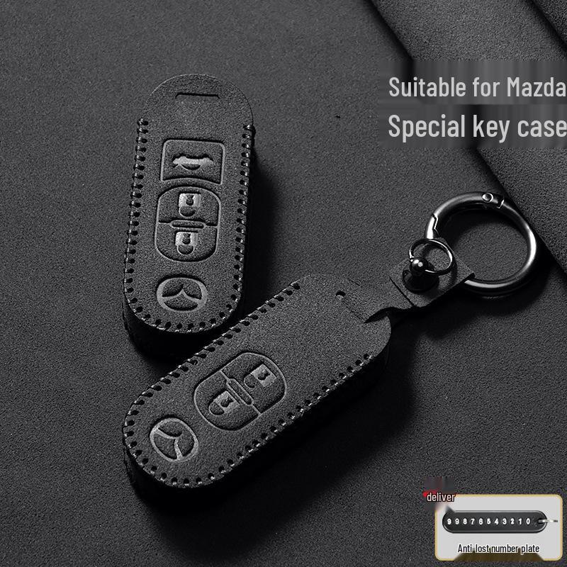 Suede Key Pouches for Mazda 3, Atenza, Axela, CX5, CX4, and Mazda 6 Cases