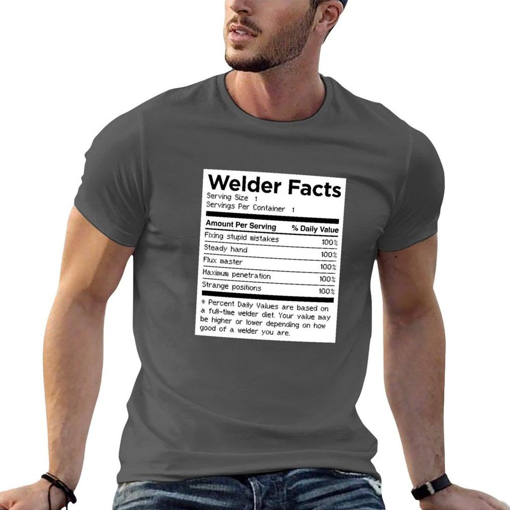 Welder Facts Funny Welding Gift TShirt Work Wear Short Sleeve TShirt
