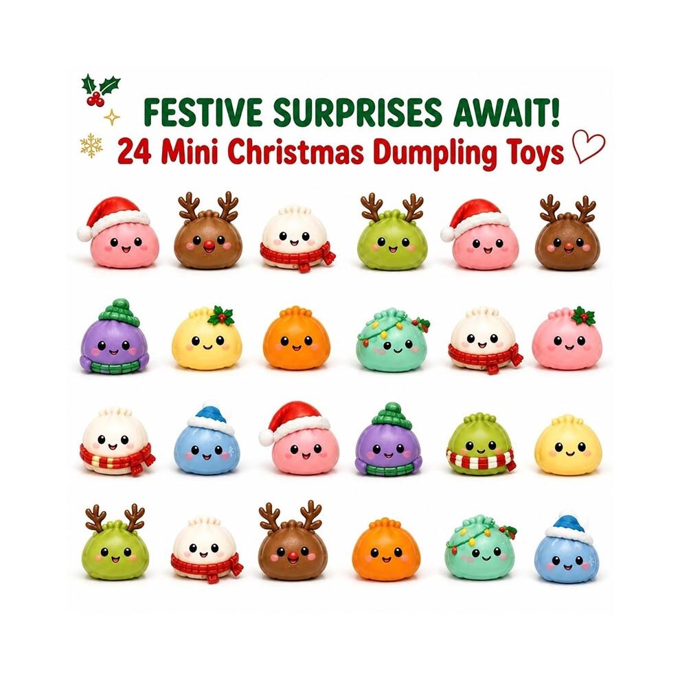 Christmas Advent Calendar 2026 for Adults 24 Day Dumpling Squishy Countdown