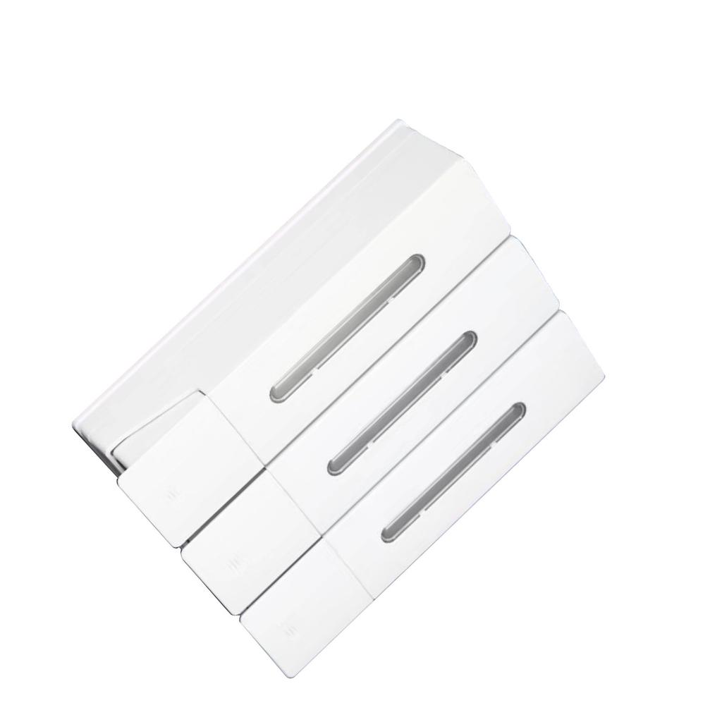 Wall Mounted Shampoo Conditioner Dispenser 1200ml 3 Chamber Shower Soap Dispenser for Bathroorm Hotel