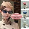 2026 Boina de Palha de Verão para Mulheres Estilo Retro Japonês Chapéu Pillbox de Palha para Mulheres Festa Aeromoça Casamento Lágrima Chapéu Pillbox de Noiva