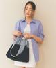 Pleatsmama Two-Way Shopper Bag Navy