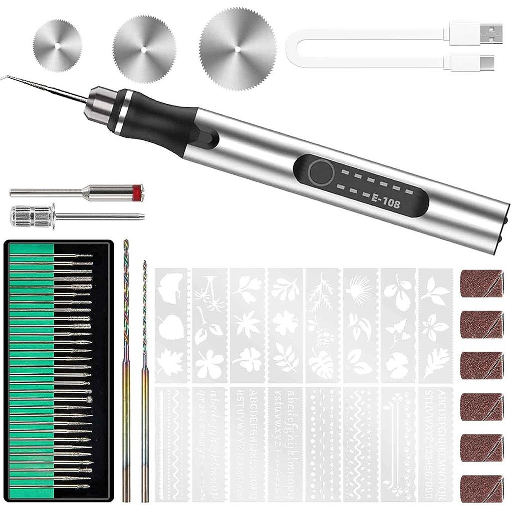 

35000R/M Ювелирные Микро Гравировальные Инструменты Электрическая Гравировальная Ручка Миниатюрная Гравировка Набор Гравировальных Инструментов