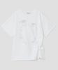 Taibseobiseu Cry Eyes Half Sleeve Top [White]