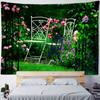 Beautiful garden landscape, tapestry, home art decoration wall mounted fairy tale posters fantasy sea view room background cloth