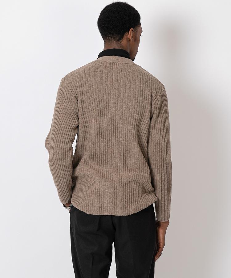 Strike Wool Cardigan (Brown)