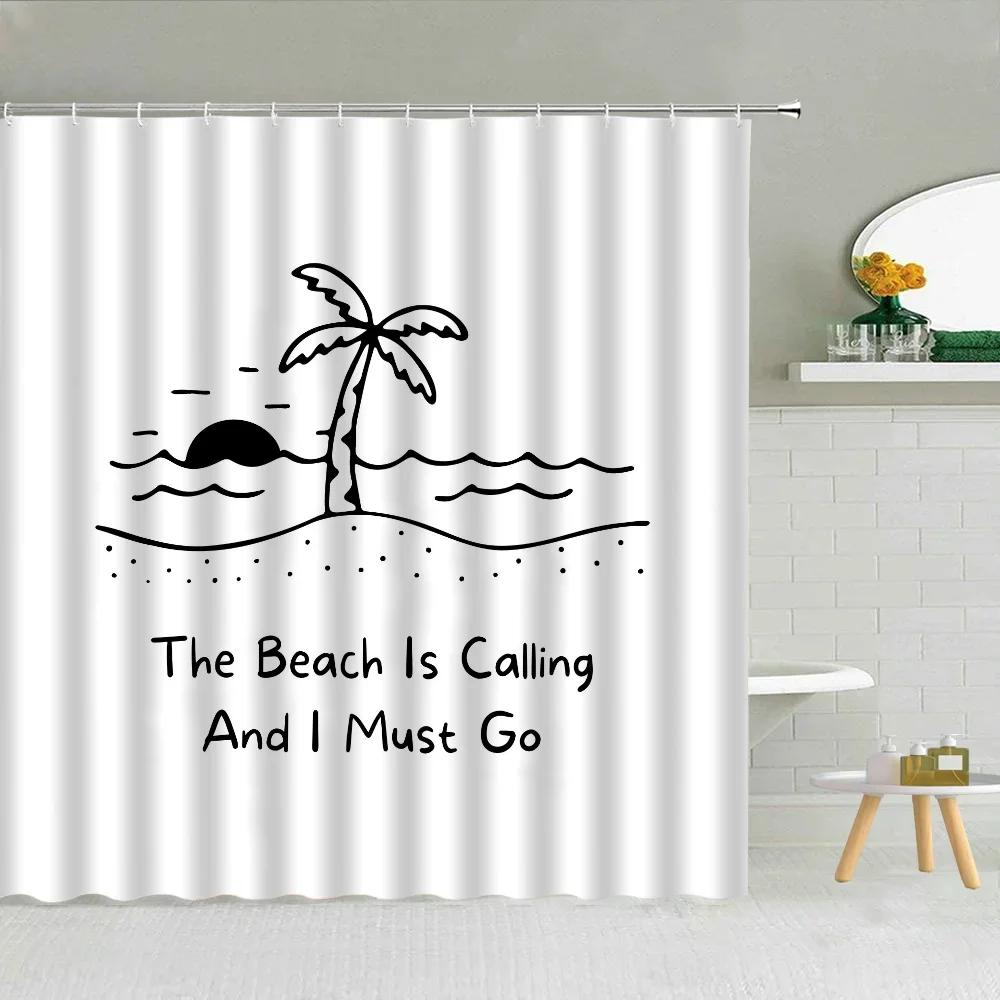 

Funny Quote Shower Shower Curtain for Bathroom Curtains in the Bathroom Accessories Folding Partition Bath Bedrooms Houses Rooms W90XH180cm