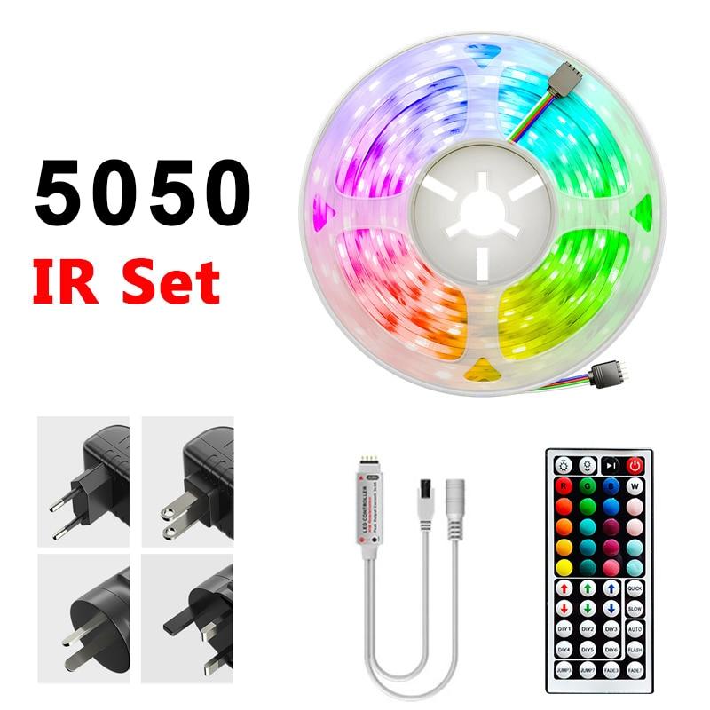 5/10/20M LED Strip Light 5050 SMD RGB 60Leds/m Waterproof WIFI IR Controller 12V 5/10/20M LED Strip Light 5050 SMD RGB 60Leds/m Waterproof WIFI IR Controller 12V