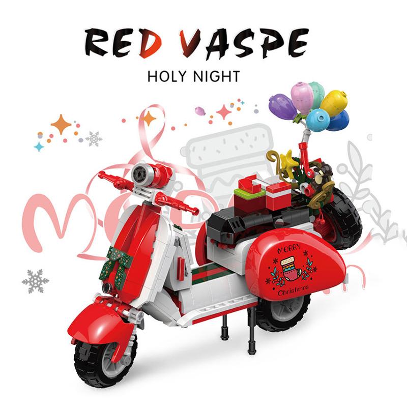 

Креативная модель мотоцикла, строительные блоки, комплект для сборки городского транспортного средства, украшение дома, детские игрушки, подарок на праздник для мальчиков