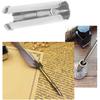 Create Idea 10pcs Dip Pen Ferrules Sleeve - 65 Manganese Steel Cover and Nib Holder for Calligraphy, Drawing, Writing, and Sketching