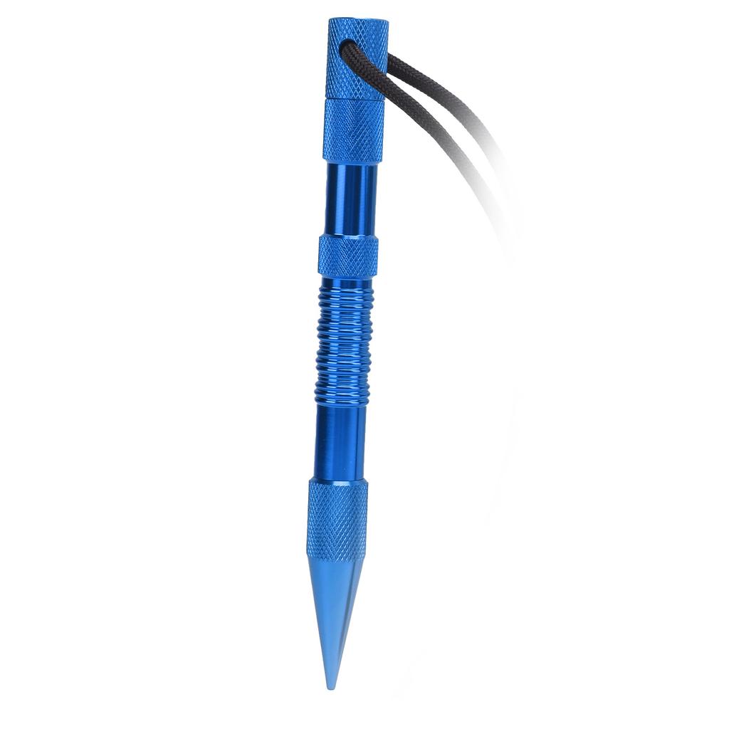Umbrella Rope Needle Paracord Spike Needle Bracelet Aluminum Binding Stitches Corchet ToolSingle Blue