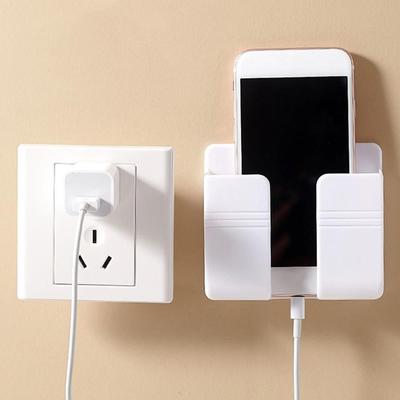 Caixa de Armazenamento Grátis Suporte de Plugue Suporte para Pendurar Carregamento de Celular Montado na Parede Controle Remoto