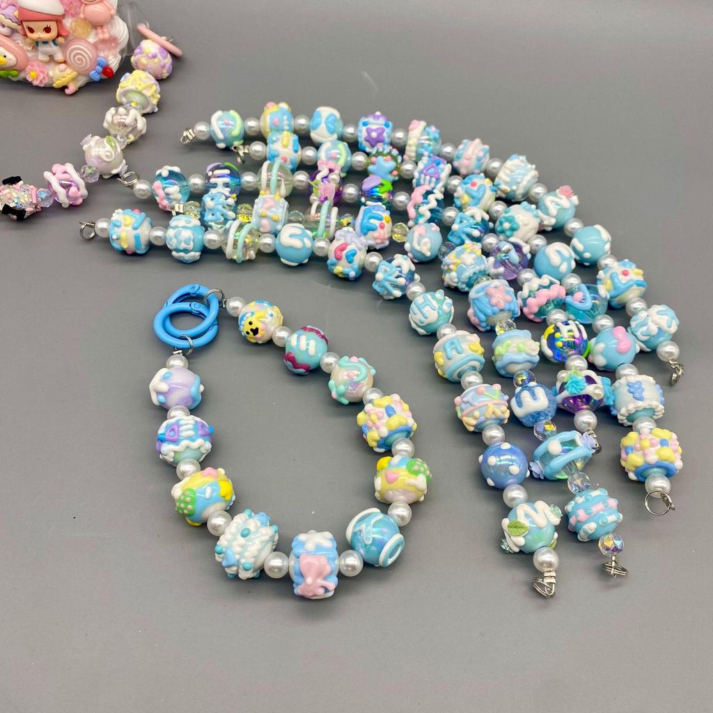 DIY Beaded Phone Chain with Original Design - Fashionable Anti-Lost Back Clip