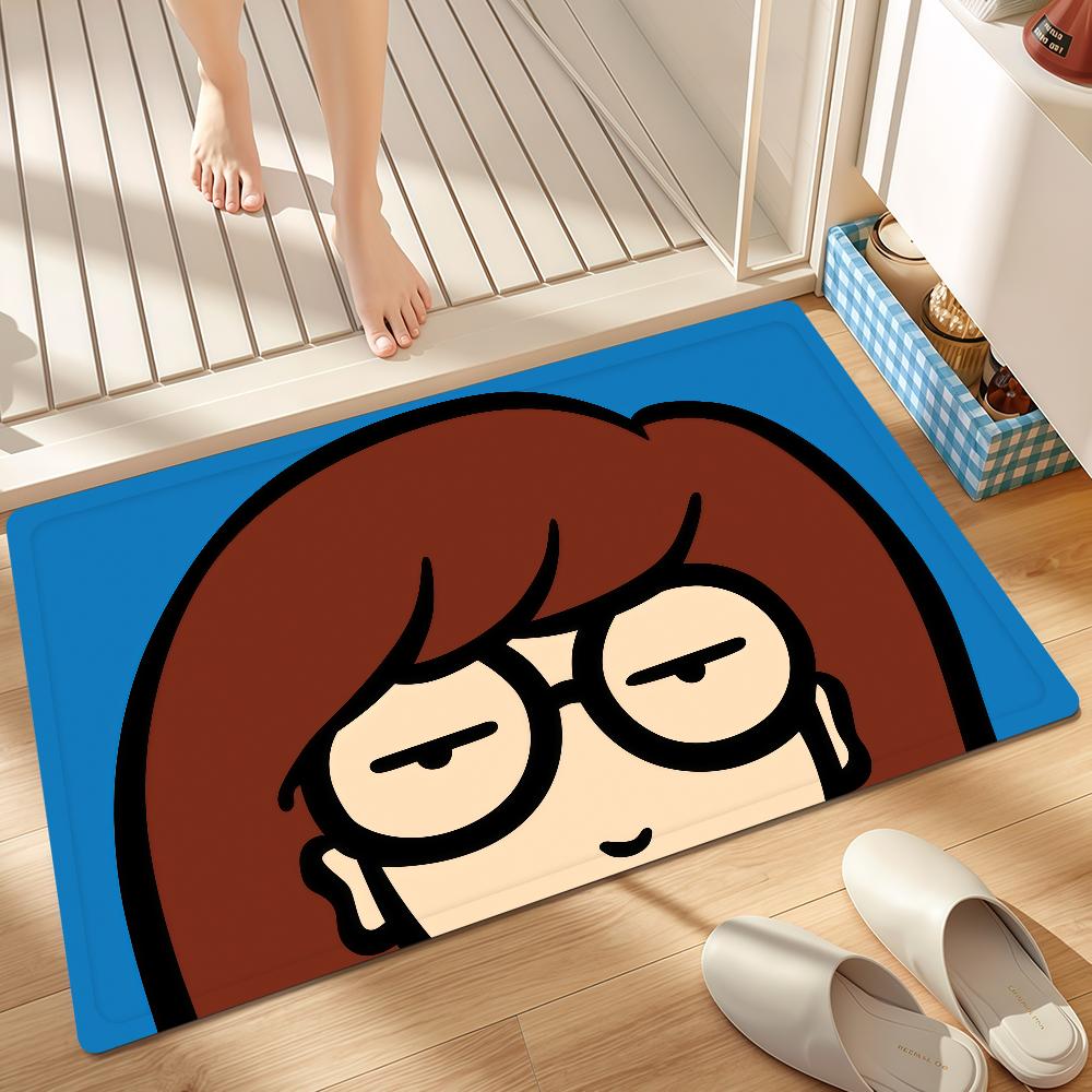 Door Sitcom Mat D-Darias Bedside Entrance Bath Floor Decoration Corridor Door Mat Carpet Living Funny Room Cartoon Balcony