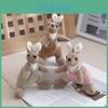 Charming Kangaroo Plush Toy Keychain Perfect For Couples Romantic Gifts And Collectibles