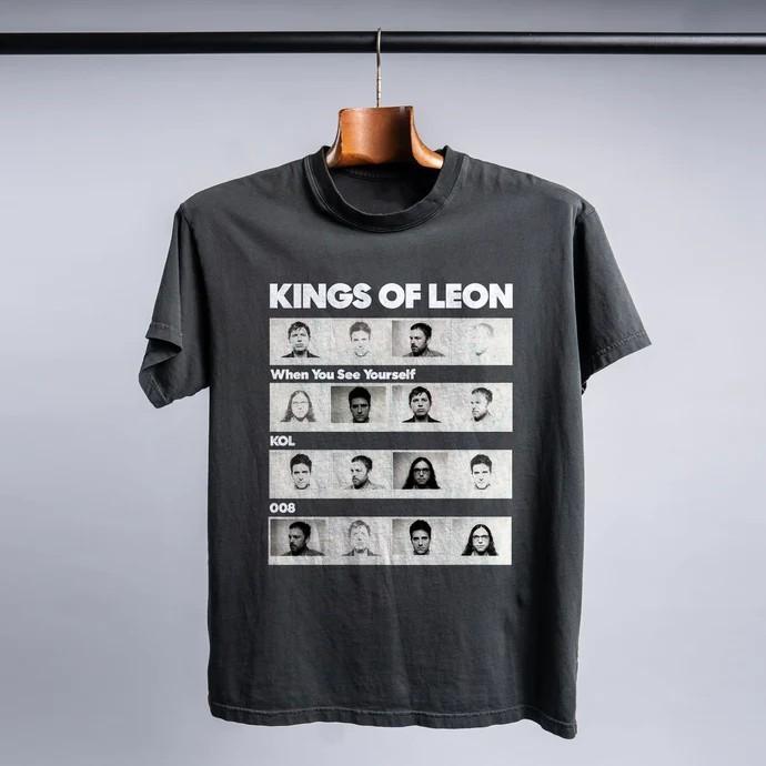 

Rare Kings Of Leon Band Cotton Tee Gift For Fan Black Tshirt Unisex T-Shirt XXXXL