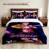 HUNTRIX Personalized Custom Name 3‑Piece Bedding Set Soft Duvet Cover Set For Bedroom Home Decor