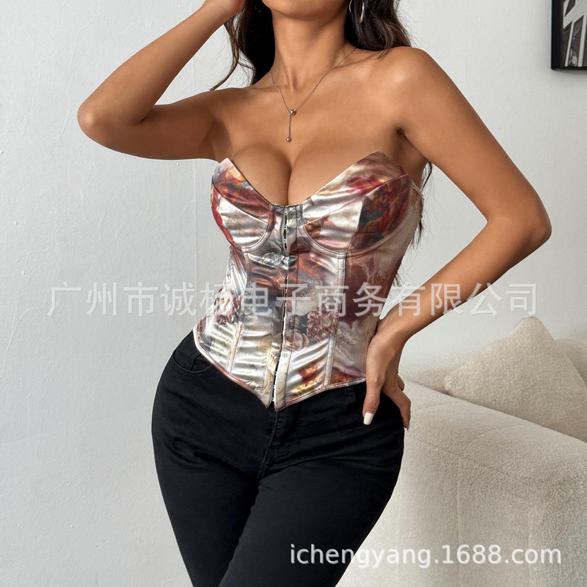 

Женская майка-топ с открытой спиной и шнуровкой из стального кольца, яркие цвета XS хаки