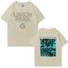 2025 Hot Sale Linkin Park From Zero World Tour Short Sleeve T-shirts Unisex Hip Hop Summer Cotton Men Women Oversized Tee Shirt