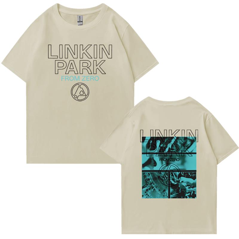 2025 Hot Sale Linkin Park From Zero World Tour Short Sleeve T-shirts Unisex Hip Hop Summer Cotton Men Women Oversized Tee Shirt