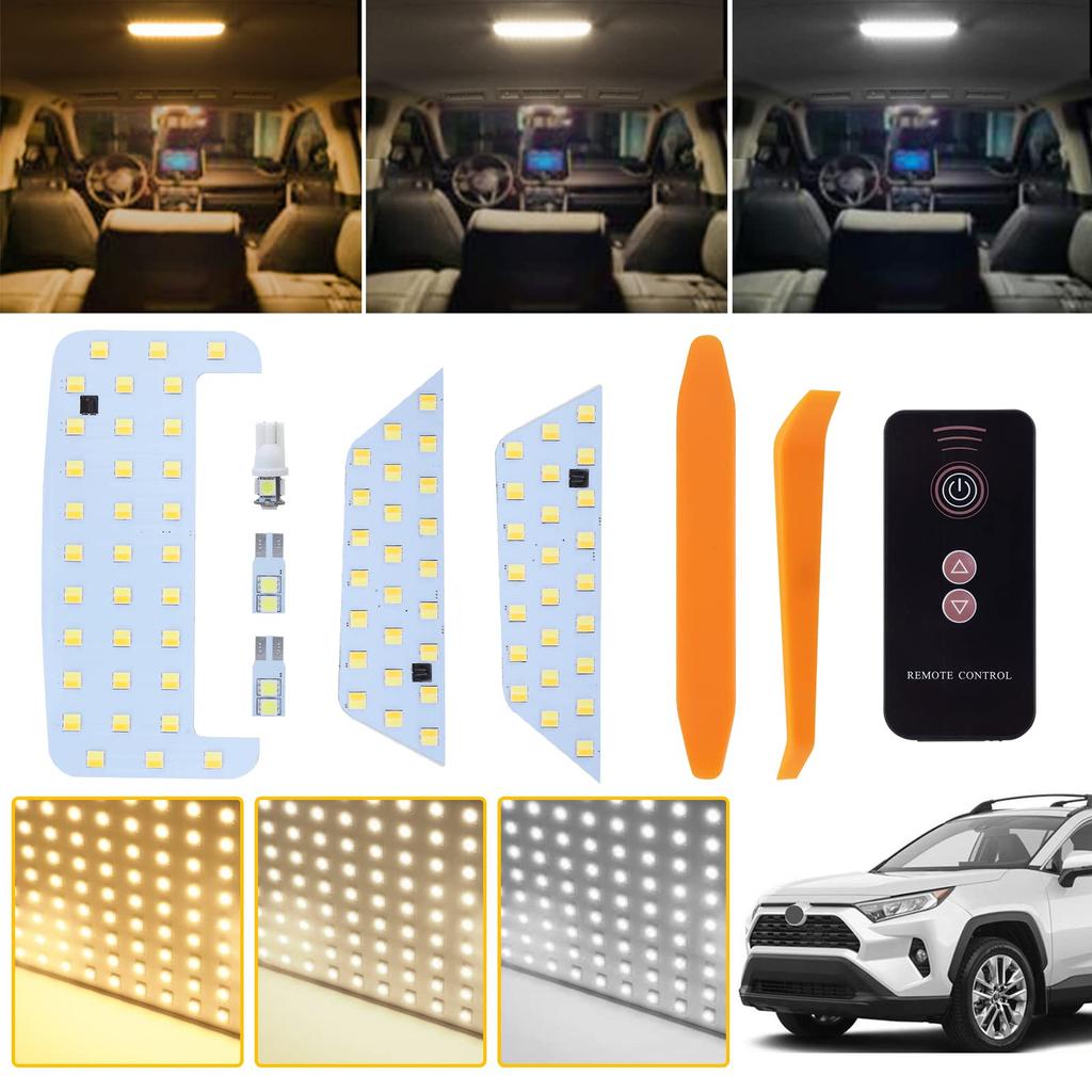 Toyota RAV4 50 Series LED Room Lamp New 3 30 Levels of Remote Control New RAV4 Interior Bulb White Daylight Genuine No Modification Includes Special
