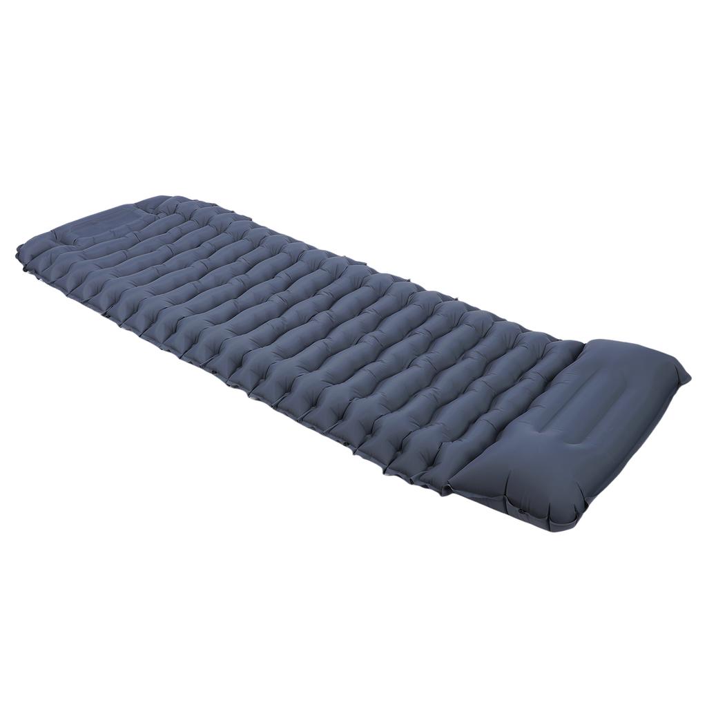 Camping Sleeping Pad Lightweight Inflatable Sleeping Mat with Pillow Hiking Sleeping Pad with Built in Foot Pump LT30