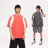 Men's Casual Loose-Fit Short-Sleeve Crew-Neck T-Shirt High-End Men's Summer New Arrival
