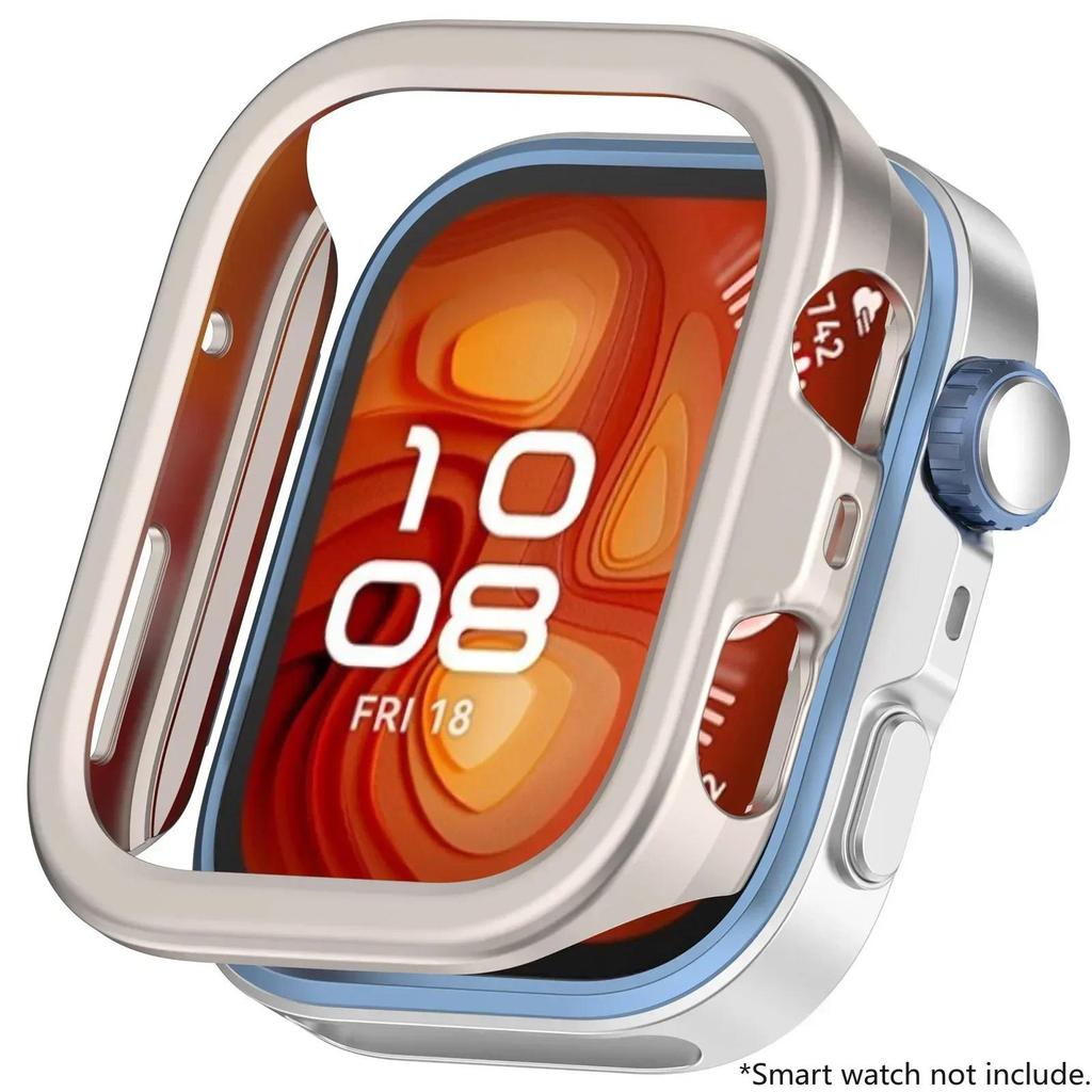 Hard PC Cases for Huawei Watch Fit 4/4 Pro,Screen Protective Cover for Huawei Fit4 Hollow Case Shockproof Bumper Shell Accessory