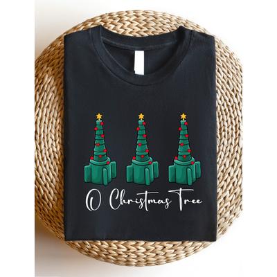 Nurse Respiratory Therapist Christmas Tree Tshirt Rt Holiday Gift For Men Casual Cotton Tee