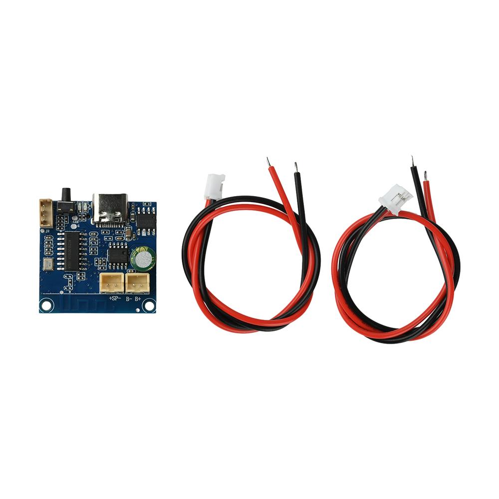 DC 3.3V-4.2V Bluetooth Amplifier Board 4.3W Hi-Fi Output with TWS Pairing Charging via Type-C for Audio Modules