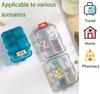10 Grids Travel Pills Organizer Box Portable Folding Small Pill Case Daily Pills Container Pill Box Dispenser Plastic Container