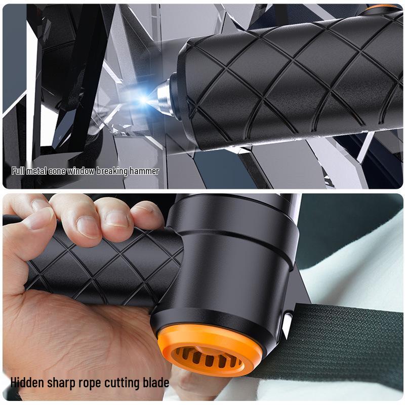 Wireless Six-in-One Car Vacuum: Emergency, Household, Mini Blow & Suction, with Charging.