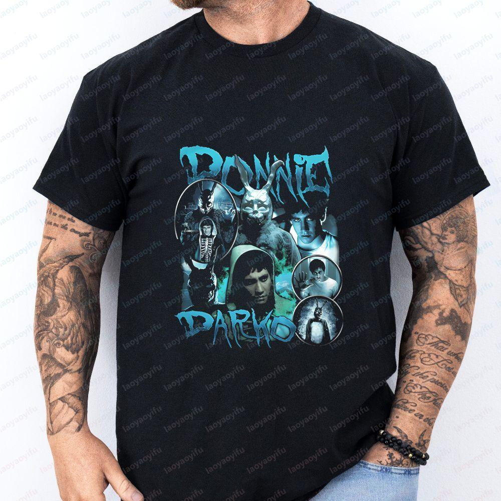 Donnie Darko Summer Trend Urban Casual ShortSleeved Unisexs and WoUnisexs Universal Pattern LargeSized Comfortable TShirt