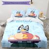 3pcs B-Blucy6 Design Cover Set - HD Printed Bedding with 1 Cover and 2 Pillowcases - Perfect for Home and Dorm Decor