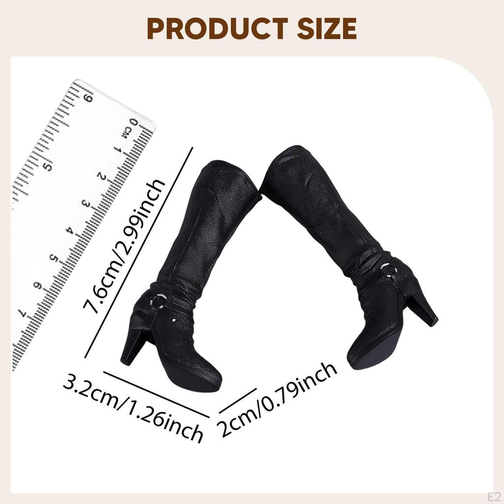 1/6 Action Figure Shoes 12 Inch Boots Fashion Collection Miniature Photo Props for