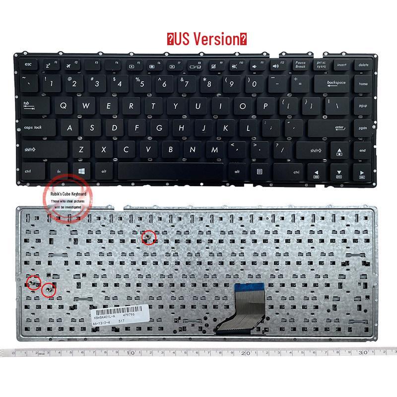 

Compatible Keyboard for ASUS K401L, A401, A401L, K401LB, A400U, U4000 Models Backlit Keyboard