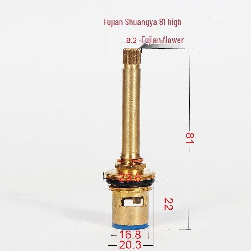 Hot and Cold Quick-Opening Universal Faucet Valve Core for Bathtub and Kitchen - 4 To 6 Points